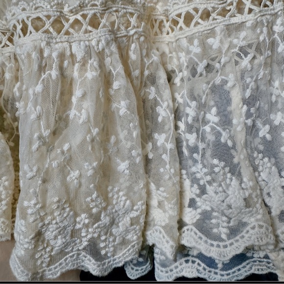 Spell and the Gypsy Collective Le Gauze Tiered Lace Maxi Skirt - Picture 4 of 12